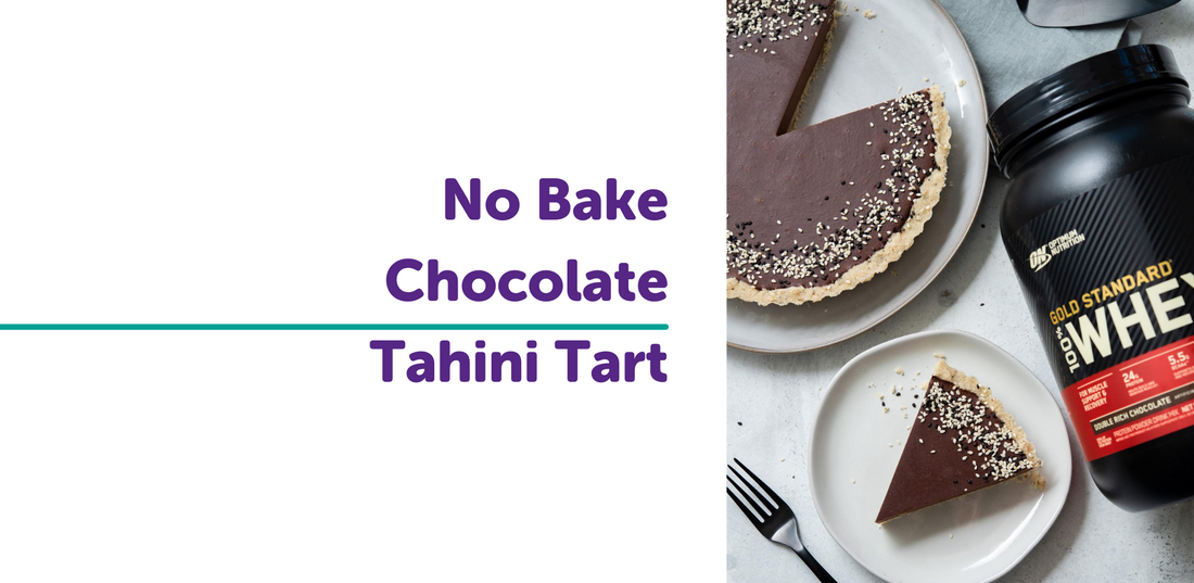 No Bake Chocolate Tahini Tart