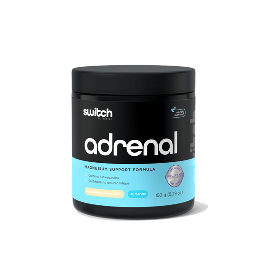 Adrenal Switch | Caramelised White Chocolate & SwitchNutrition-Adrenal-Switch-30srv-CWC