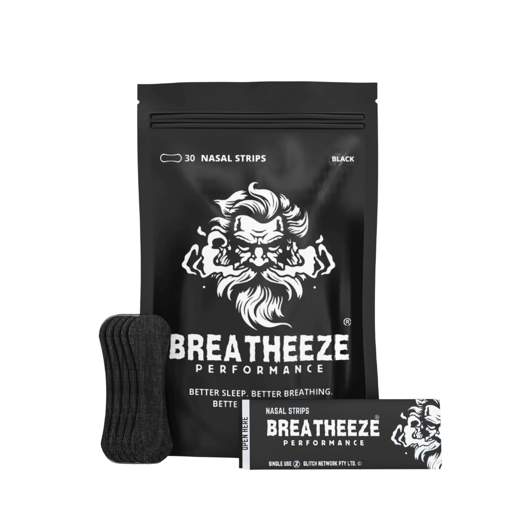 Nasal Strips (2) & Breatheeze-Nasal-LITE-30-Sidecart-Black