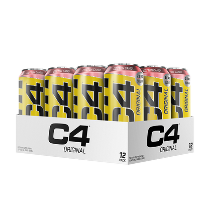 C4 Original Carbonated Cans (2) & Cellucor-C4CAN-CASE12x473mL-COTTON