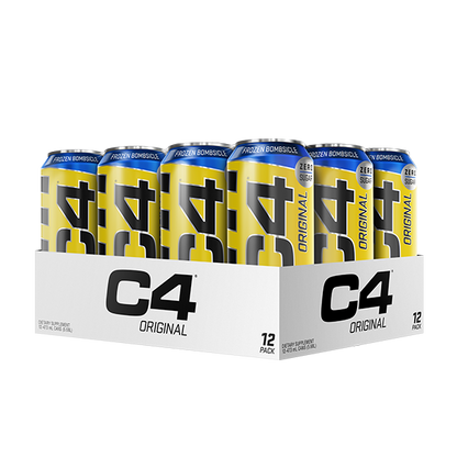 C4 Original Carbonated Cans (3) & Cellucor-C4CAN-CASE12x473mL-FROBOM