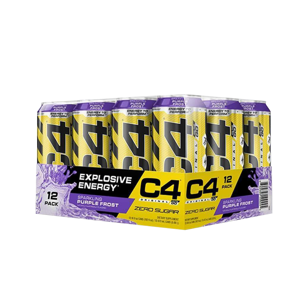 C4 Original Carbonated Cans & Cellucor-C4CAN-CASE12x473mL-PURF