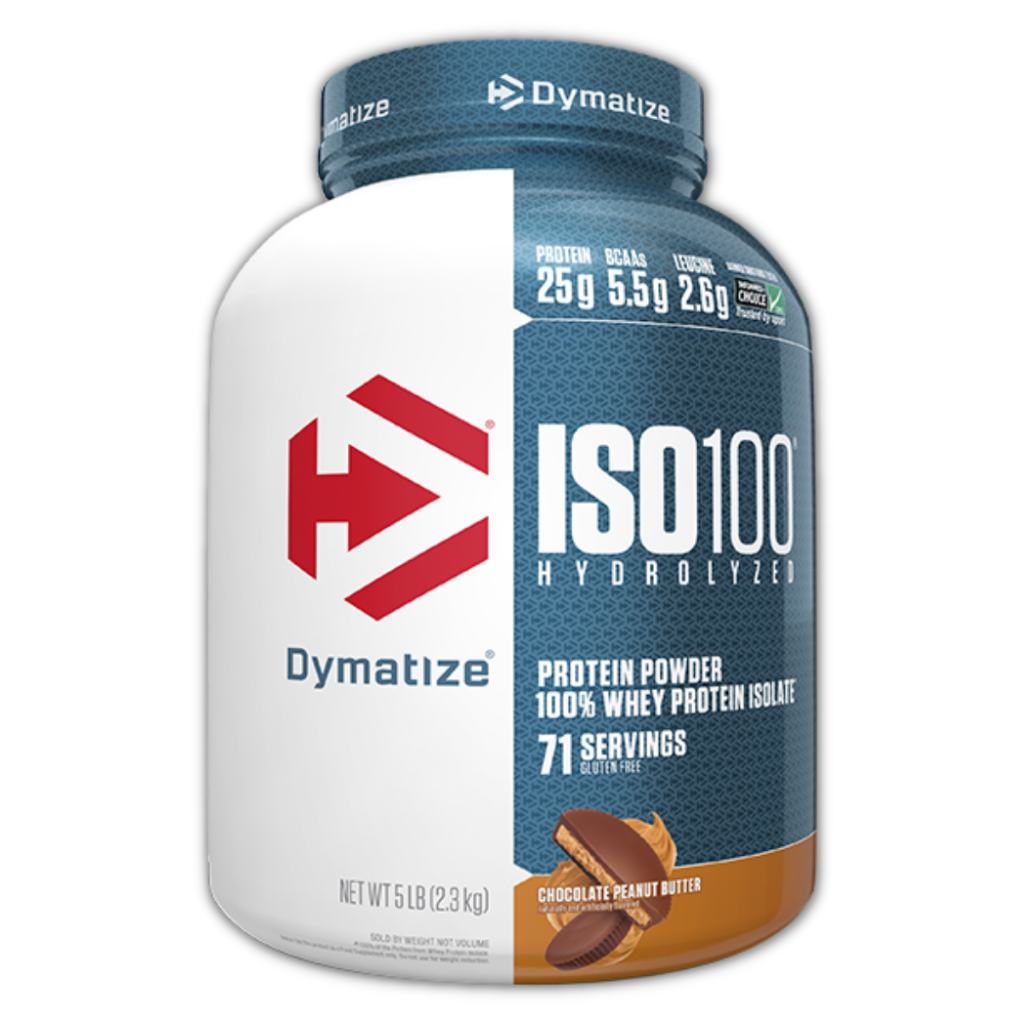 ISO-100 & Dymatize-ISO100-76Srv-ChocB