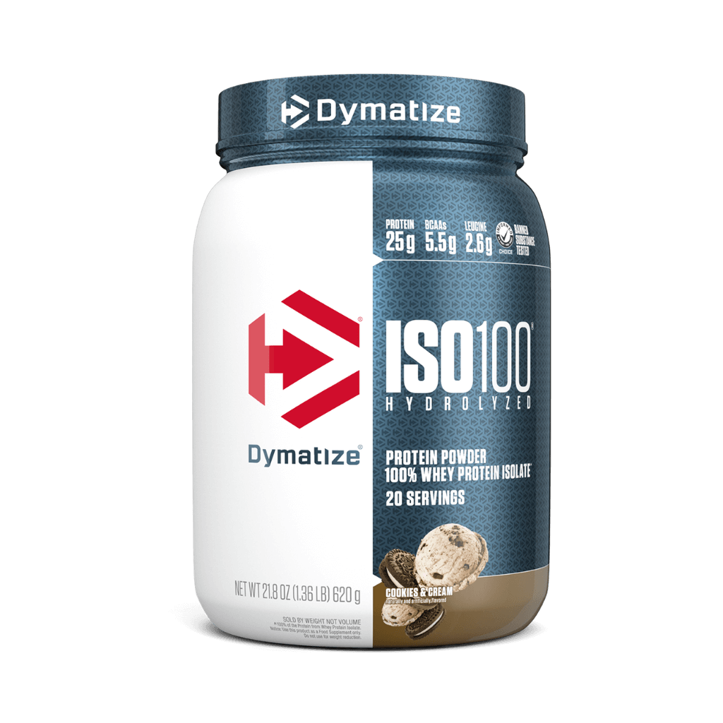 ISO-100 (12) & Dymatize-ISO100-20Srv-Cookies&Cream