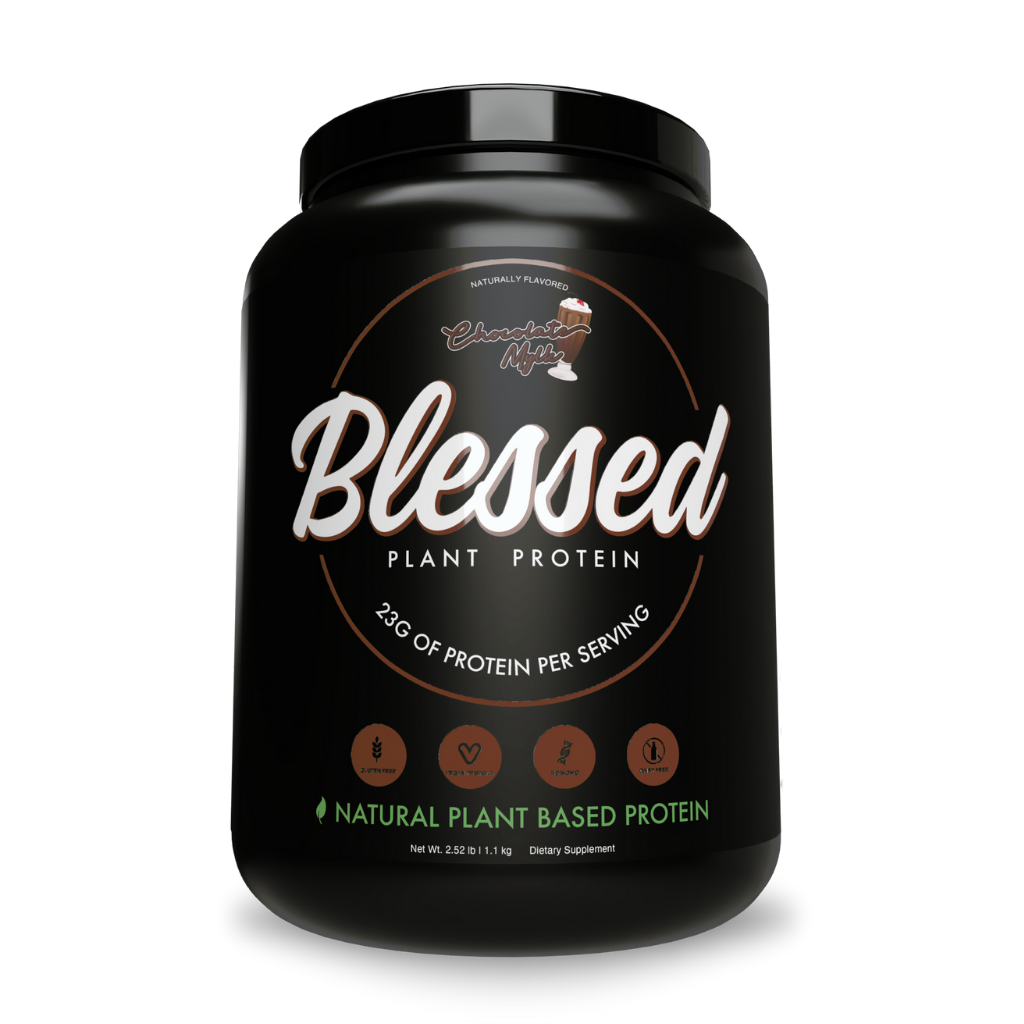 Blessed Plant Protein (20) & EHPLabs-blessed-908g-ChcMlk