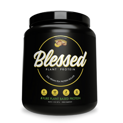 Blessed Plant Protein & EHPLabs-Blessed-454g-BanBread