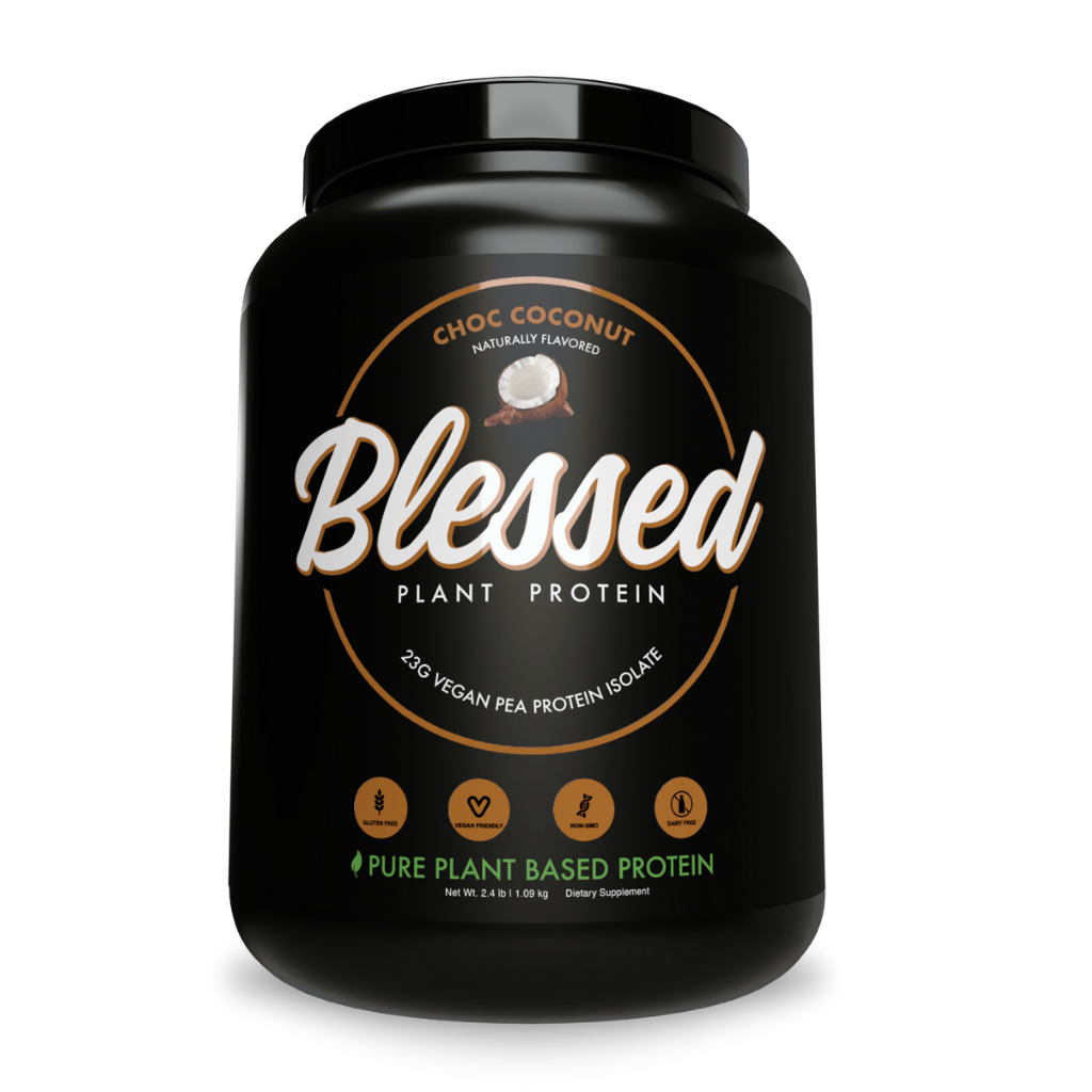 Blessed Plant Protein (9) & EHPLabs-blessed-908g-Choc