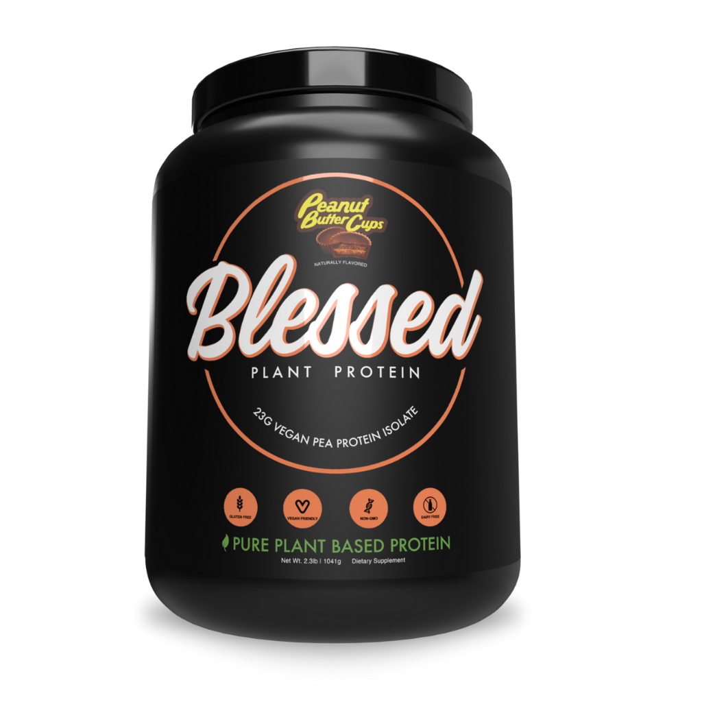 Blessed Plant Protein (19) & EHPLabs-blessed-908g-PB