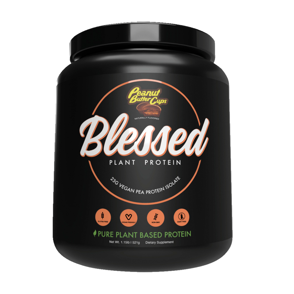 Blessed Plant Protein (18) & EHPLabs-Blessed-454g-PB