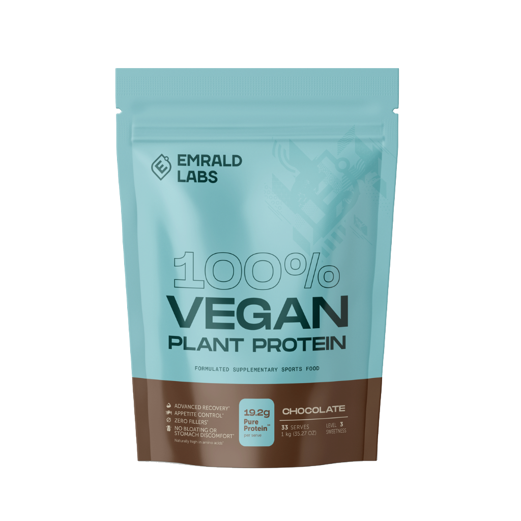 100% Vegan Protein (4) & Emrald-100%-Veg-1kg-Choc