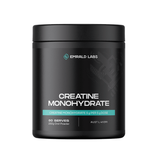 Creatine Monohydrate & Emrald-Crea-Mono-250g-AUSTL