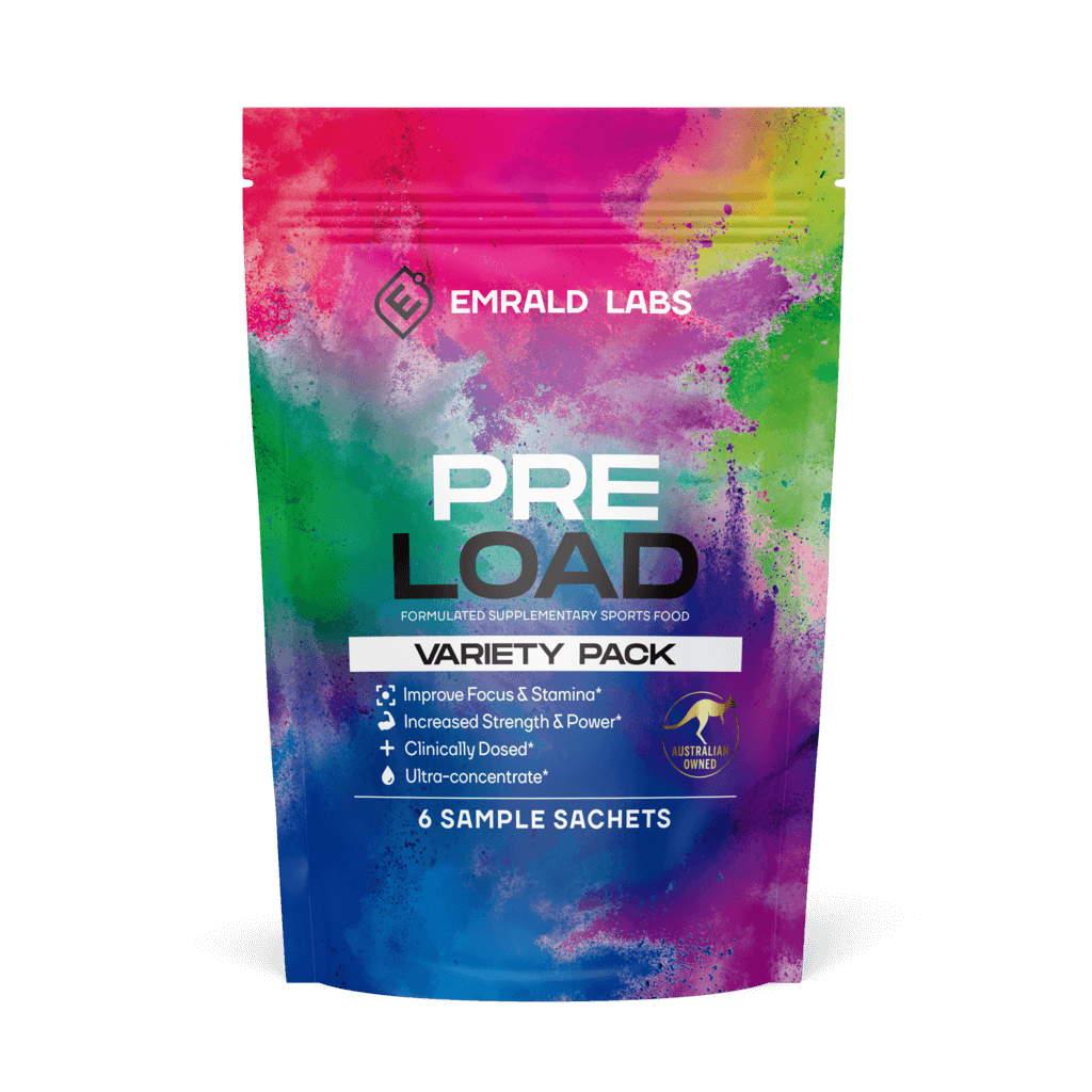 Pre Load Pre Workout | Variety Pack & Emrald-PreLoad-Variety-Pack
