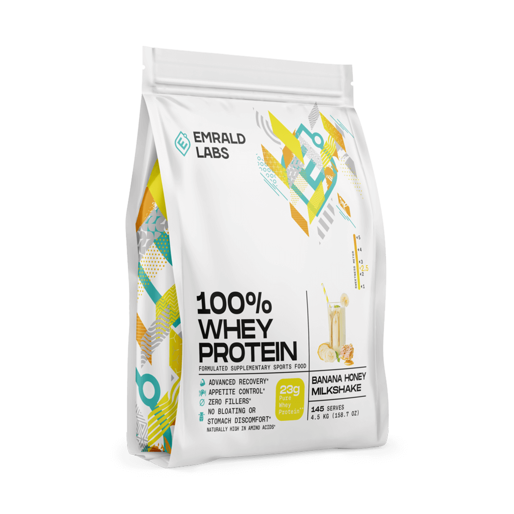 100% Whey Protein (26) & Emrald-100%Whey-4.5kg -Ban