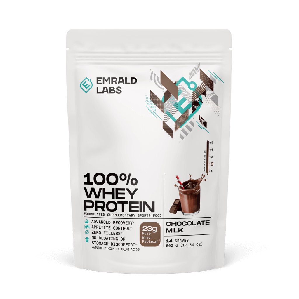 100% Whey Protein (35) & Emrald-100%Whey-500g-Choc