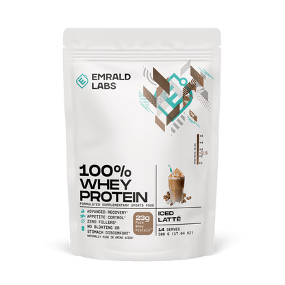 100% Whey Protein (34) & Emrald-100%Whey-500g-Ice