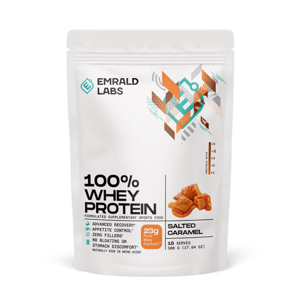 100% Whey Protein (32) & Emrald-100%Whey-500g-Salt