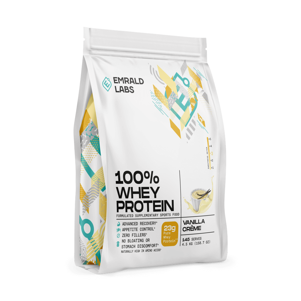 100% Whey Protein (27) & Emrald-100%Whey-4.5kg-Van