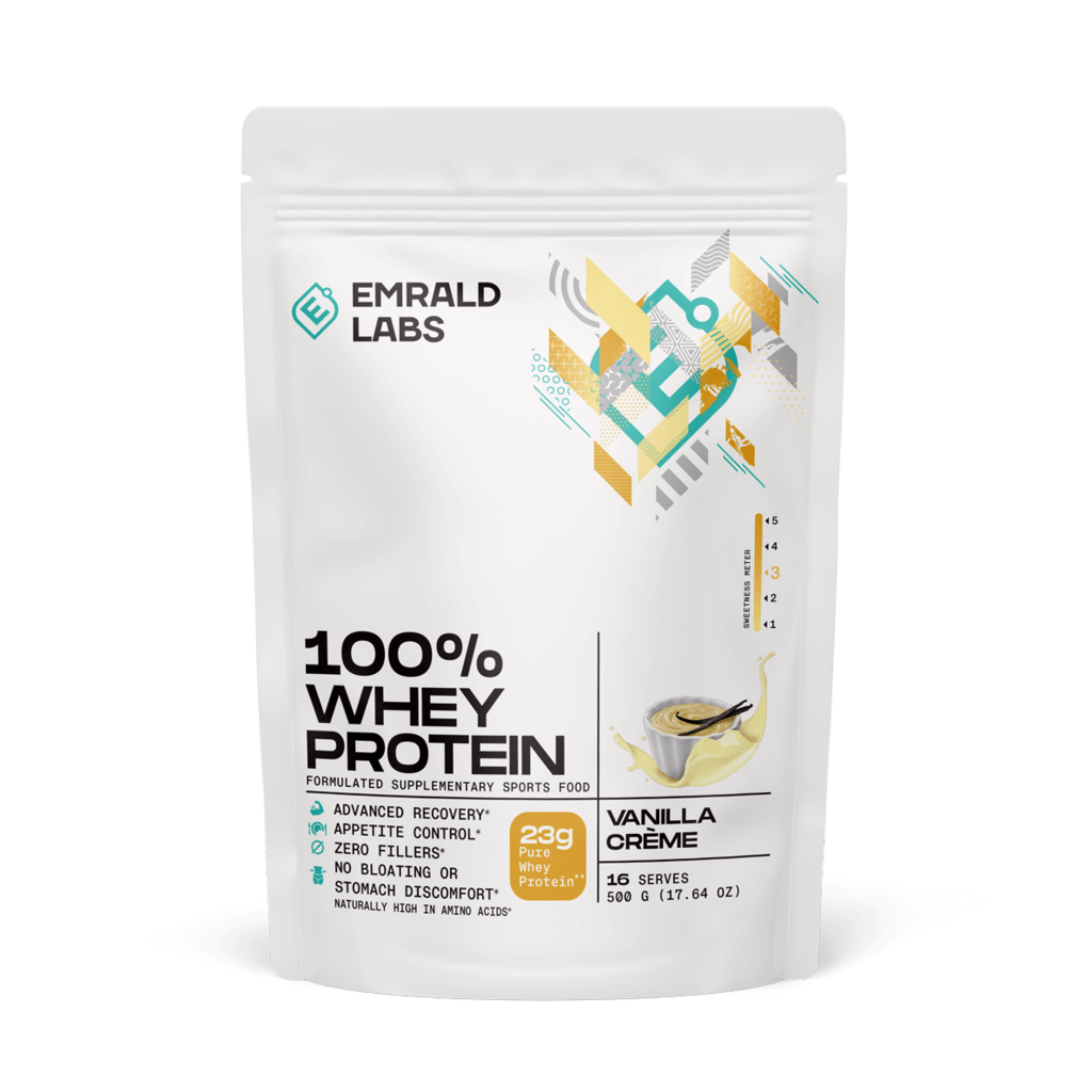 100% Whey Protein (31) & Emrald-100%Whey-500g-Van