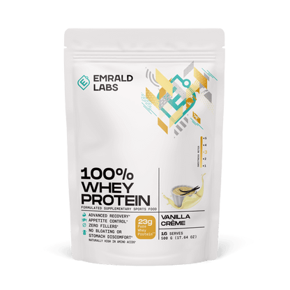 100% Whey Protein (31) & Emrald-100%Whey-500g-Van