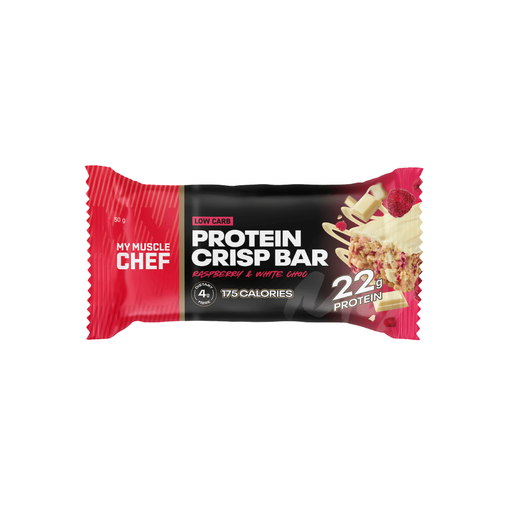 Protein Crisp Bar (2) & MMC-Pro-CrispBar-Box12-Rasp