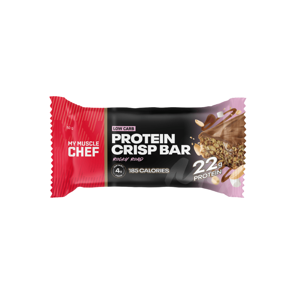 Protein Crisp Bar (1) & MMC-Pro-CrispBar-Box12-Rock