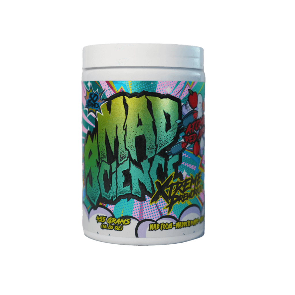 Mad Science Xtreme Pre Workout (4) & Mad-Science-Xtreme-Pre-50/25serve-App