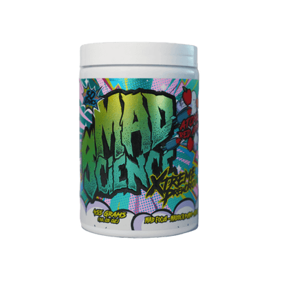 Mad Science Xtreme Pre Workout (4) & Mad-Science-Xtreme-Pre-50/25serve-App