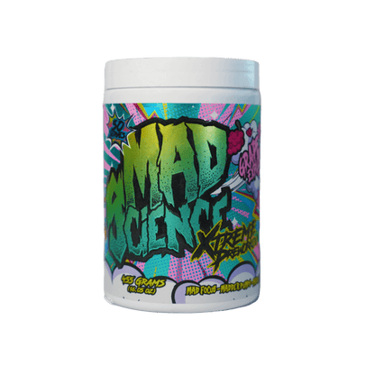 Mad Science Xtreme Pre Workout (3) & Mad-Science-Xtreme-Pre-50/25serve-Gra