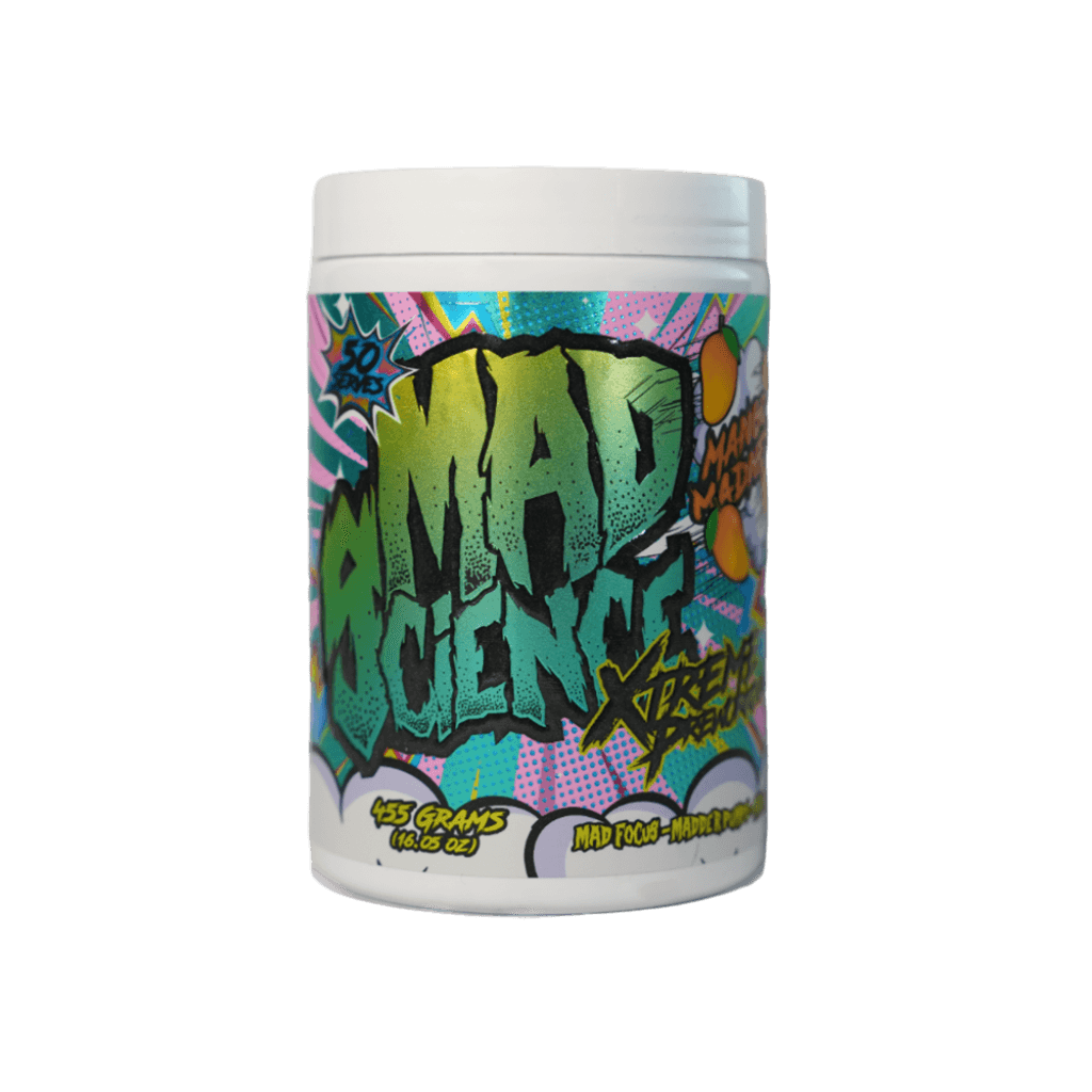 Mad Science Xtreme Pre Workout (2) & Mad-Science-Xtreme-Pre-50/25serve-Man