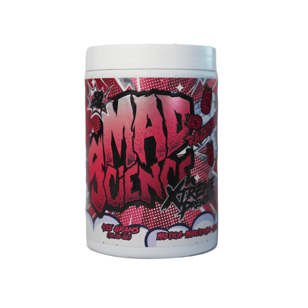 Mad Science Xtreme Pre Workout (1) & Mad-Science-Xtreme-Pre-50/25serve-Raz