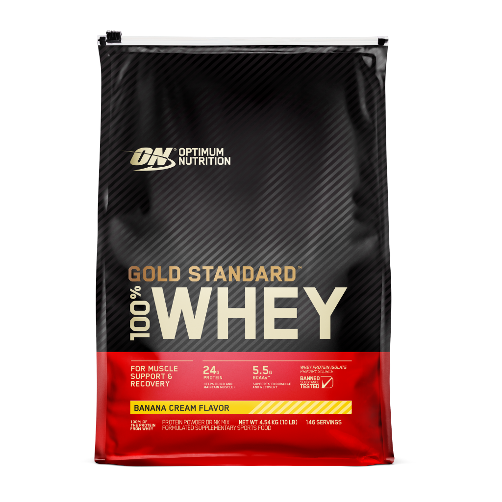 Gold Standard 100% Whey (9) & ON-GSW-100%-10lb-B