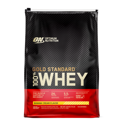 Gold Standard 100% Whey (9) & ON-GSW-100%-10lb-B