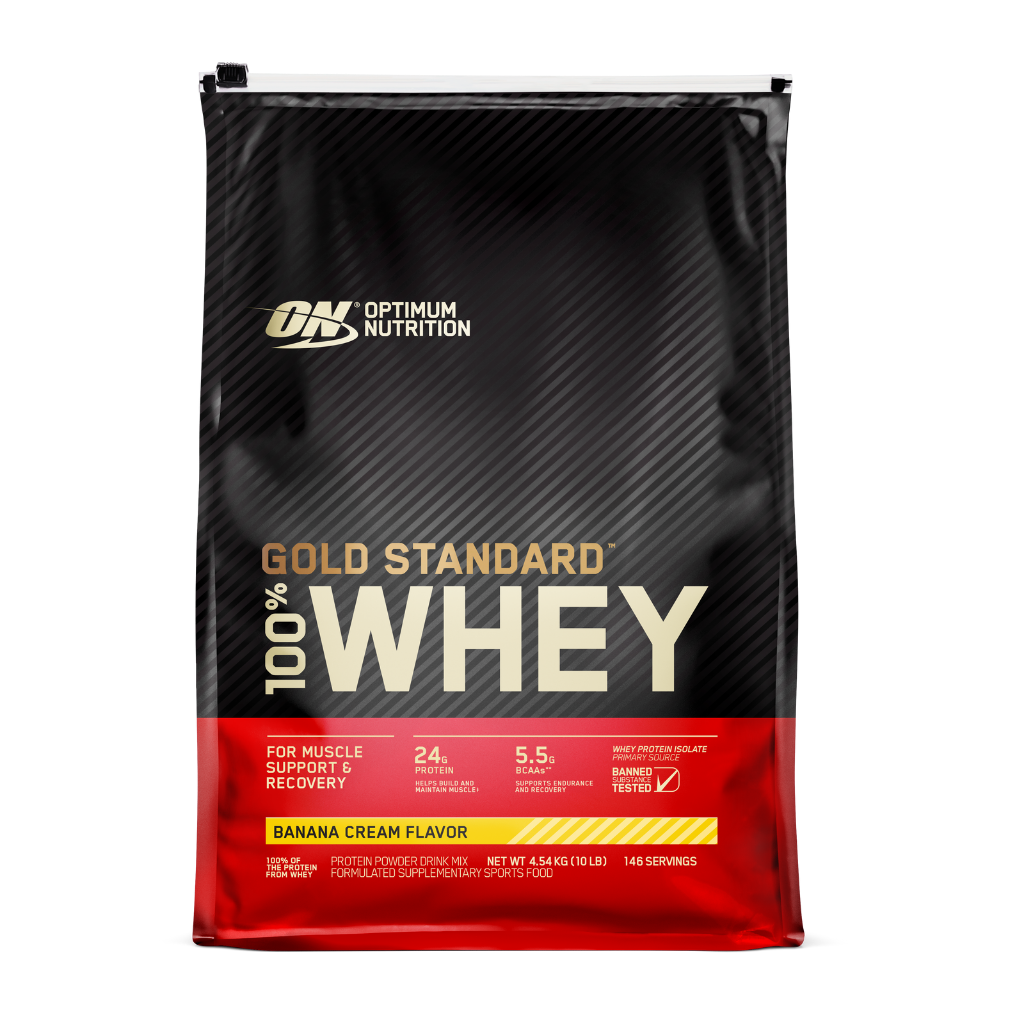 Gold Standard 100% Whey (4) & ON-GSW-100%-10lb-B