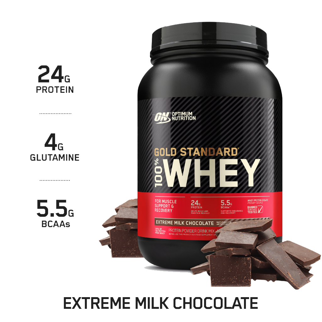 Gold Standard 100% Whey (12) & ON-GSW-100%-909g-E