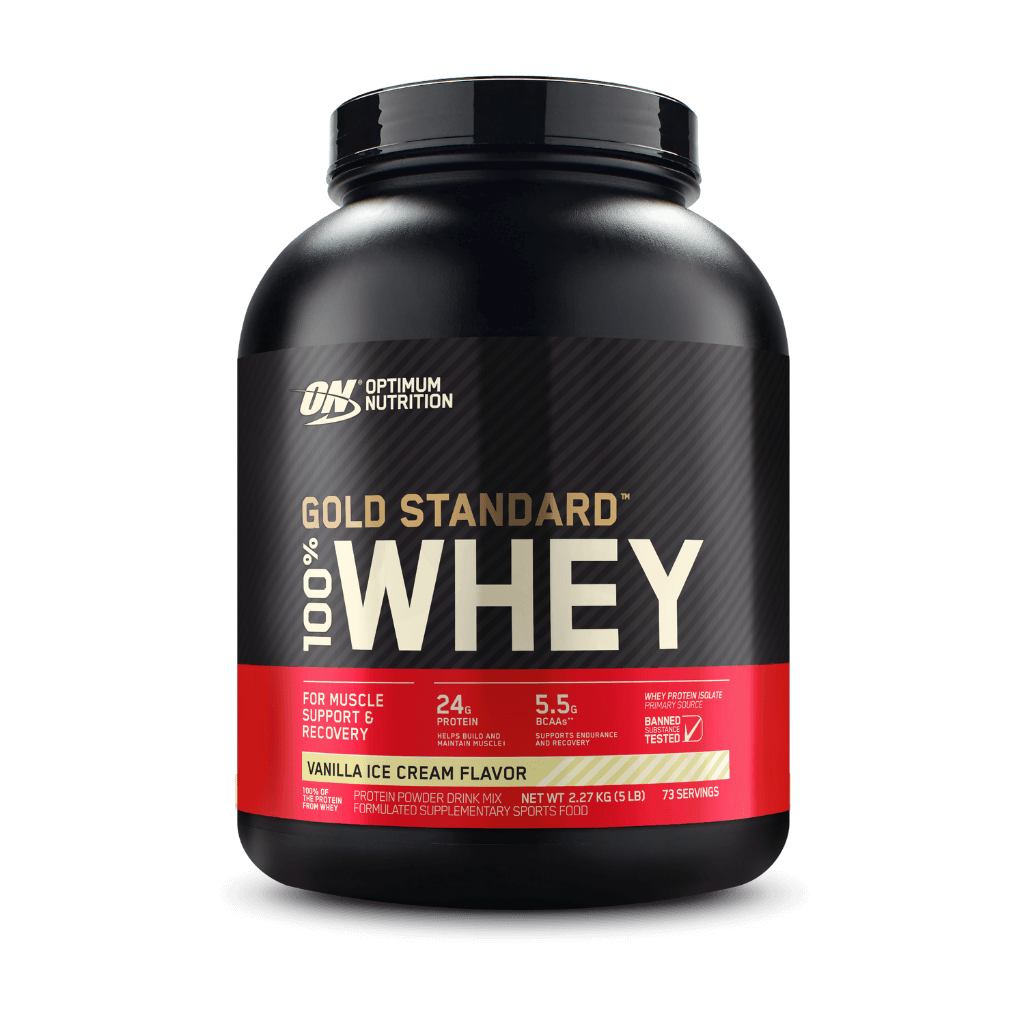 Gold Standard 100% Whey (31) & ON-GSW-100%-5lb-V