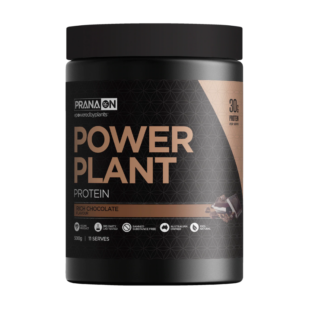 Power Plant Vegan Protein (9) & Prana-PowerP500g-R