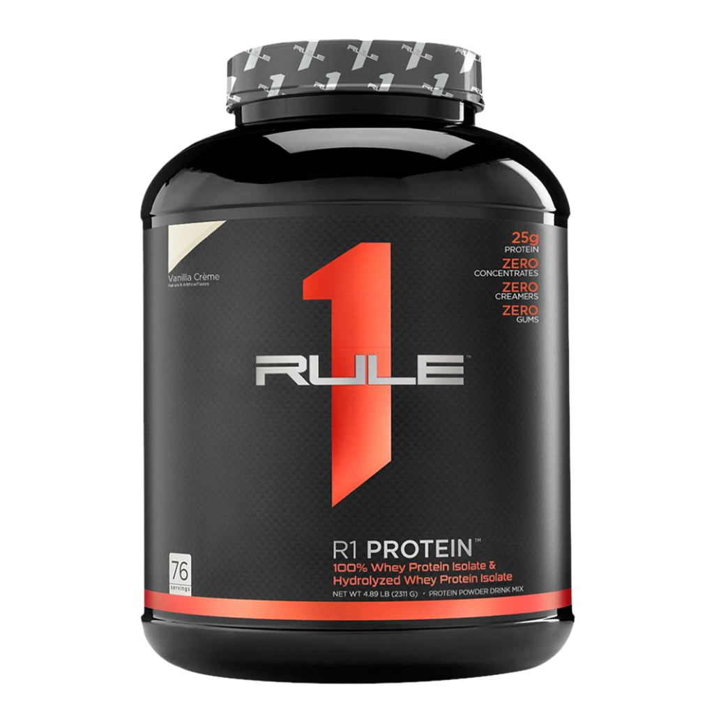 R1 Protein (10) & Rule1-Protein-76Srv-2204g-VanCreme