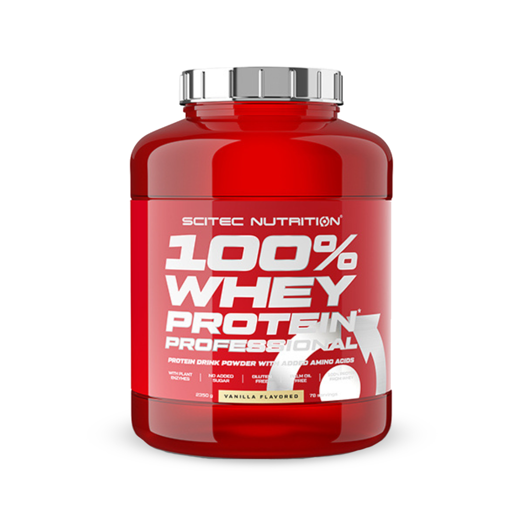 100% Whey Protein Professional (15) & SCITEC-100%Whey-2.35kg-Van