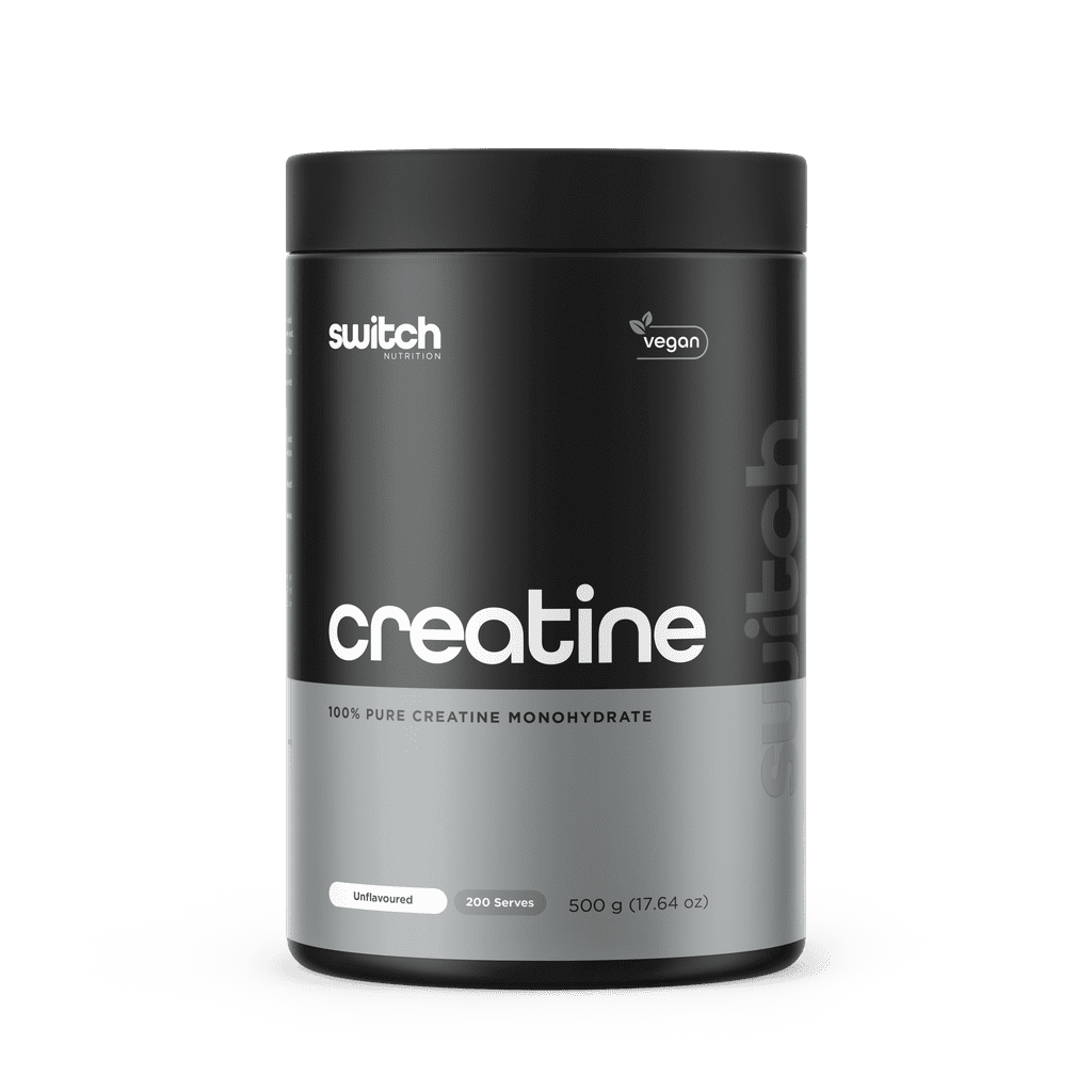 Creatine (100% Micronized Creatine Monohydrate) & SwitchNutrition-Essentials-Crea-Mono-200srv